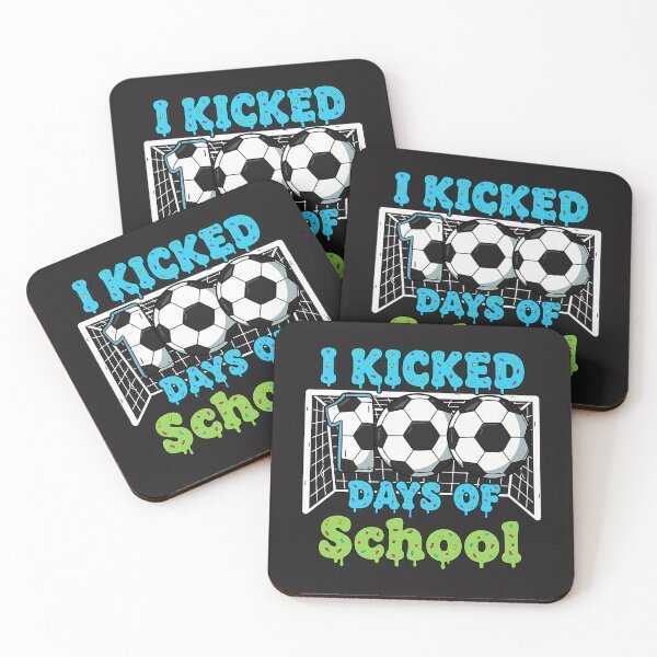 Item preview,  I Kicked 100 Days Of School Soccer 100th Day Balls For Boys  designed and sold by ArleneRowe.