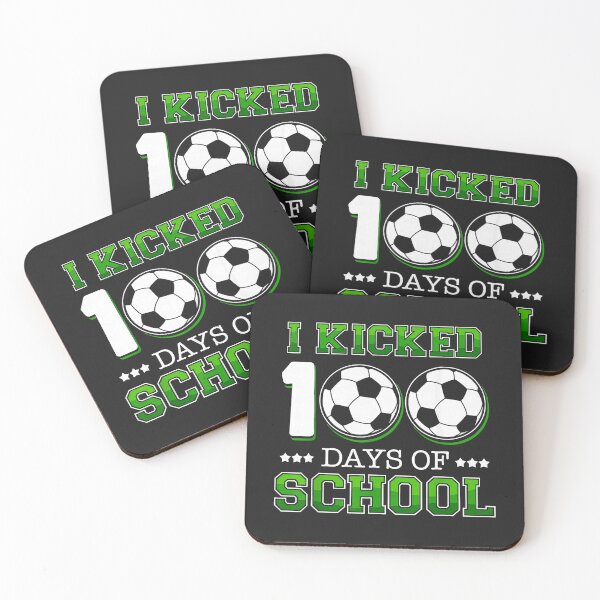 Item preview, I Kicked 100 Days Of School Soccer 100th Day Balls For Boys  designed and sold by ArleneRowe.