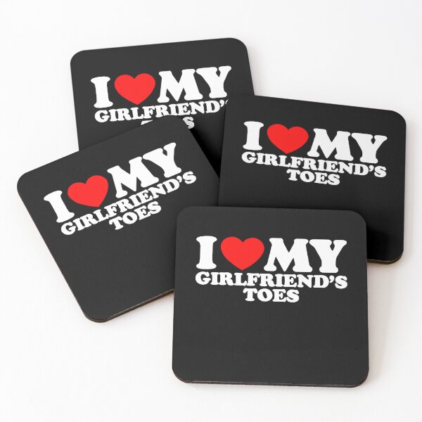 Item preview, I Heart My Girlfriend's Toes designed and sold by Alluka Brand.