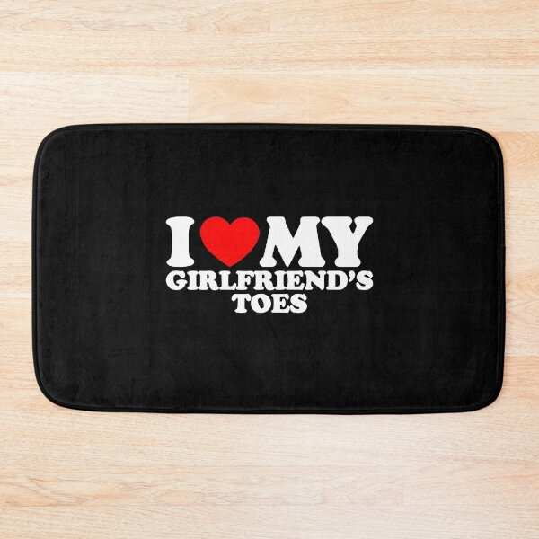 Item preview, I Heart My Girlfriend's Toes designed and sold by Alluka Brand.