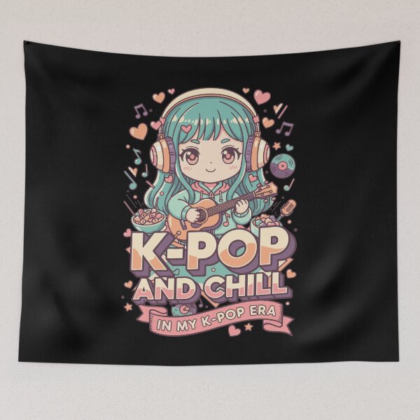 Item preview, K-Pop And Chill In My K-Pop Era Korean Music designed and sold by LuminOrb.
