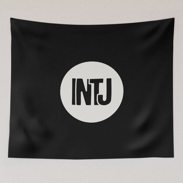 Item preview, INTJ Minimalist Personality Typography Design designed and sold by trepiu.