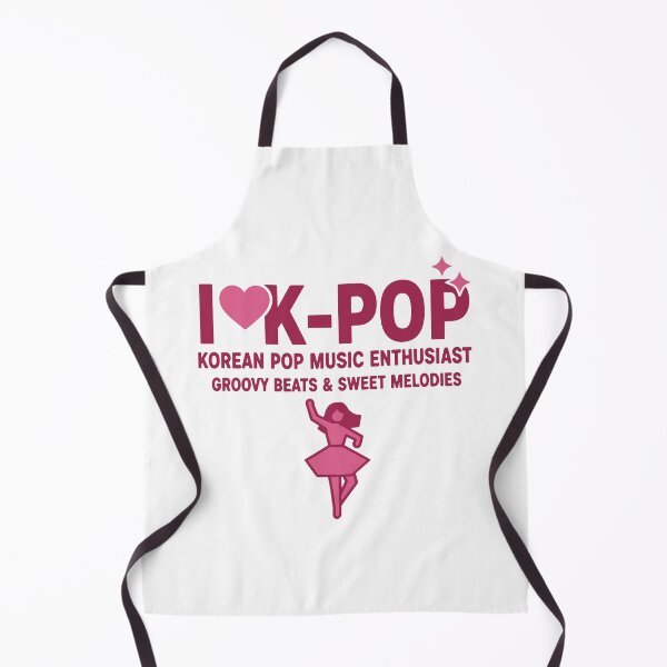 Item preview, I Love K-Pop Korean Pop Music Enthusiast Groovy designed and sold by LuminOrb.