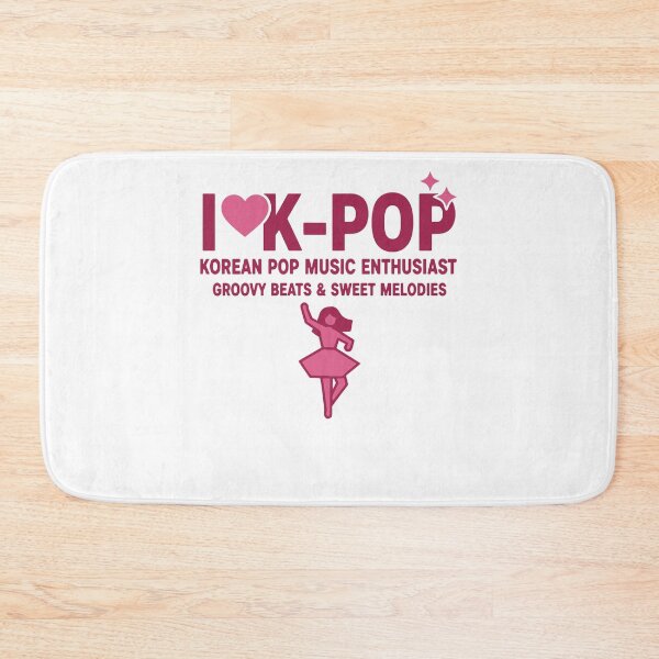 Item preview, I Love K-Pop Korean Pop Music Enthusiast Groovy designed and sold by LuminOrb.