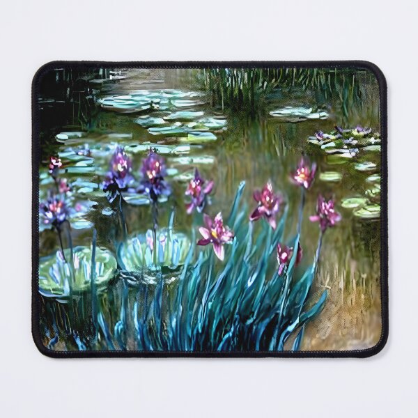 Item preview, Irises and Water Lilies in the Garden at Giverny designed and sold by artdesignsnow.