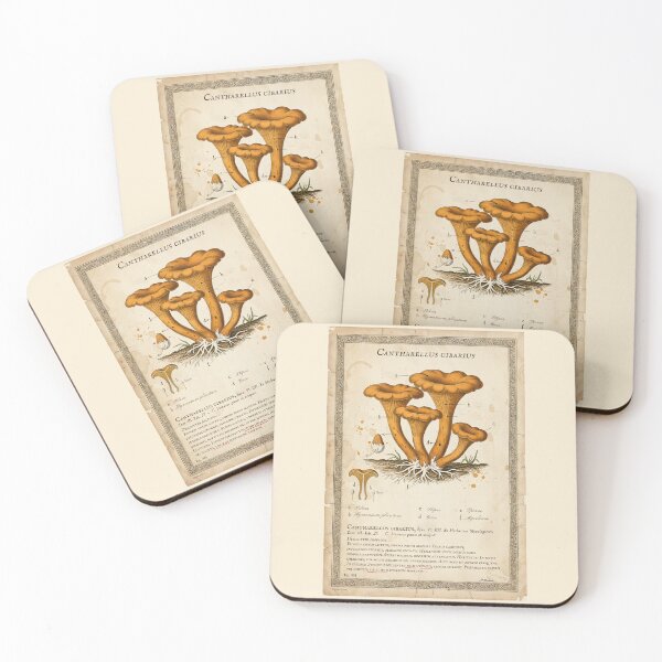 Item preview, Vintage Cantharellus Cibarius Mushroom Print designed and sold by Jeeklsdotcom.
