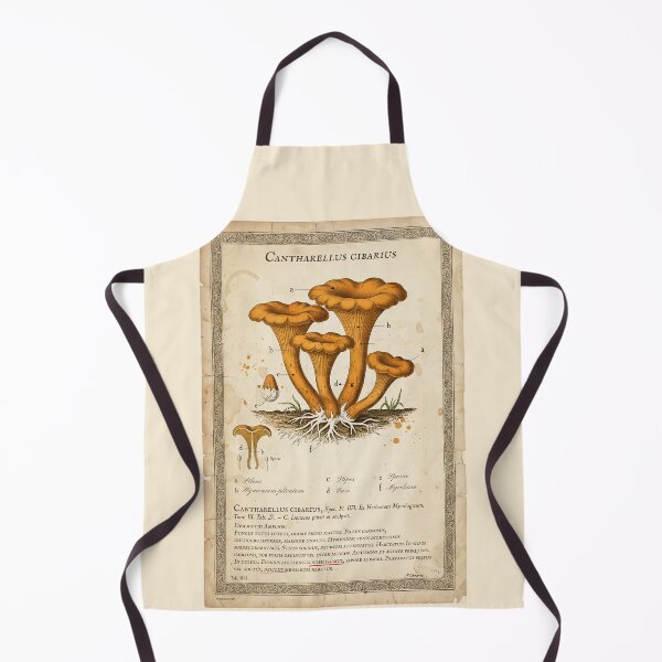 Item preview, Vintage Cantharellus Cibarius Mushroom Print designed and sold by Jeeklsdotcom.