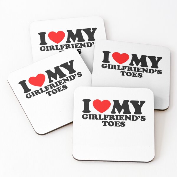 Item preview, I Heart My Girlfriend's Toes designed and sold by Alluka Brand.