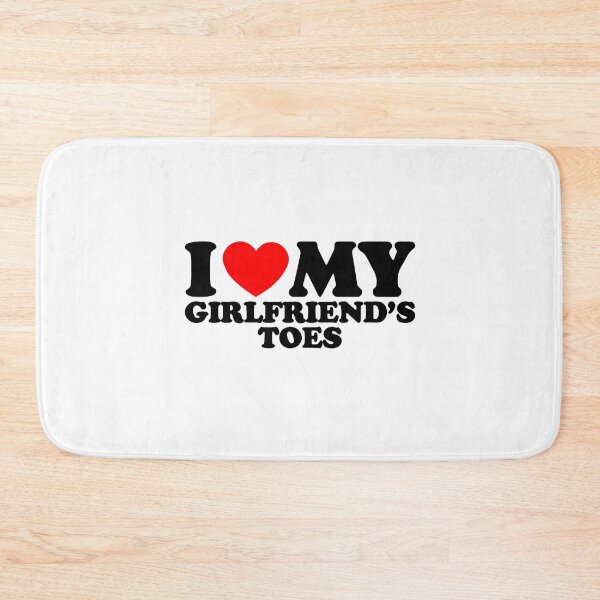 Item preview, I Heart My Girlfriend's Toes designed and sold by Alluka Brand.