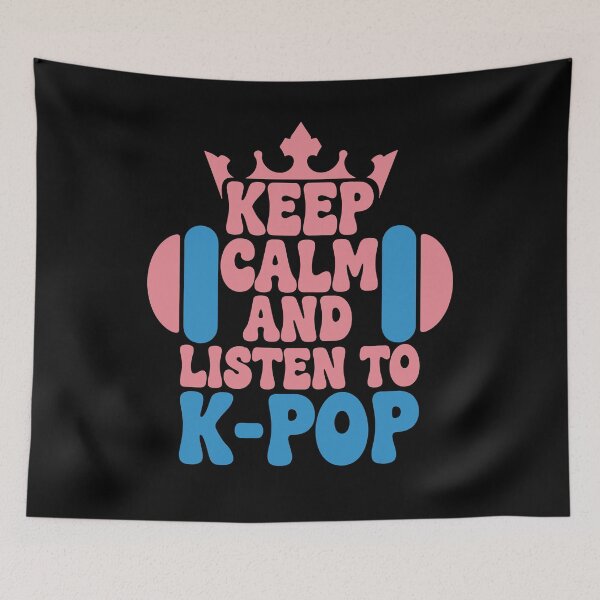 Item preview, Keep Calm And Listen To K-Pop Korean Music Cute designed and sold by LuminOrb.