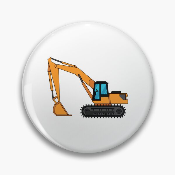 Item preview, Excavator – Construction Digger Vehicle designed and sold by MarshallStickerX.