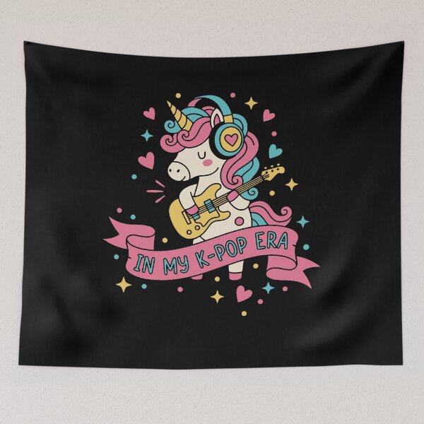 Item preview, Kpop Unicorn In My K-Pop Era Korean Music Cute designed and sold by LuminOrb.