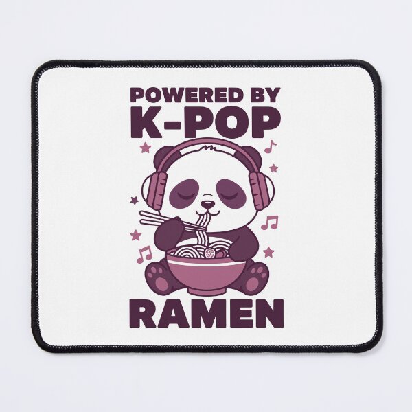 Item preview, Powered By K-Pop Ramen Cute Kpop Korean Music designed and sold by LuminOrb.