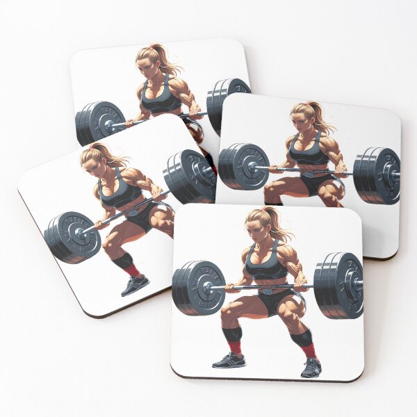 Item preview, Female Deadlift Strength Training Graphic Woman Barbell Lift Fitness Motivation Art for Sticker and Apparel | HD Premium Design of female powerlifting designed and sold by MillionaireGenZ ⭐⭐⭐⭐⭐ (5.0).