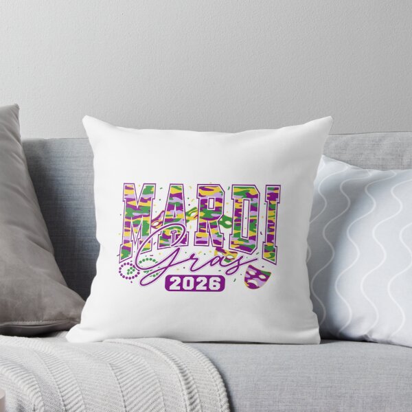 Item preview, Mardi Gras 2026 Celebration — Colorful Carnival Typography and Mask Art designed and sold by Colorful-Garden.