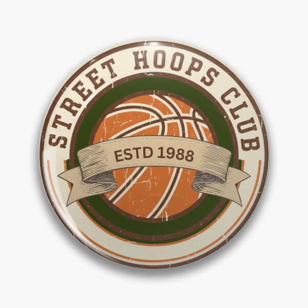 Artikelvorschau, Vintage Basketball Club Retro-Abzeichen entworfen und verkauft von LoudVictory.