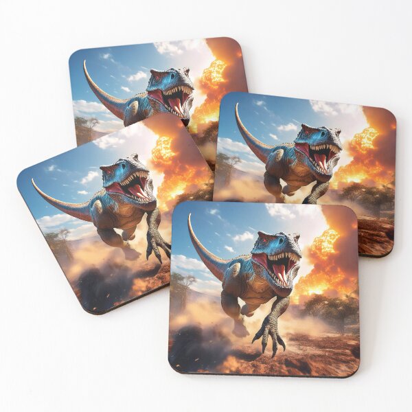 Item preview, Colorful Dinosaur Wallcovering Tapestry, duvet cover, throw blanket, shower curtain designed and sold by CharlottePlaceArt.