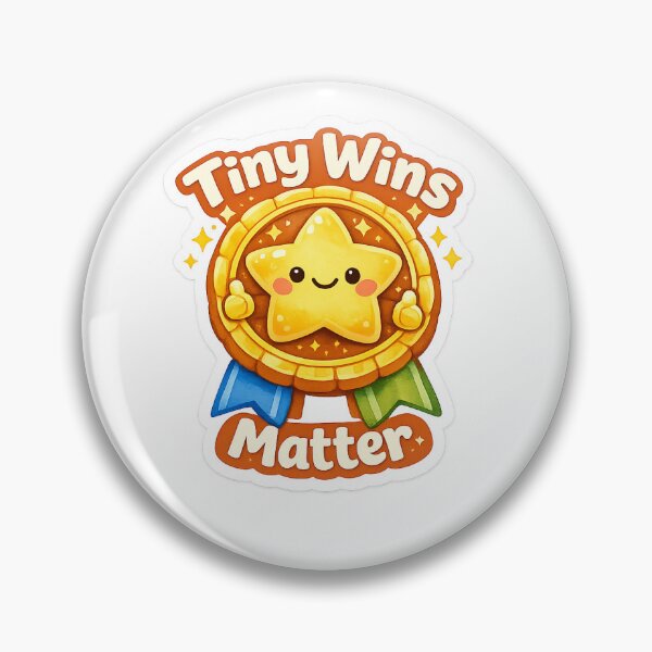 Item preview, Tiny Wins Matter -Cute Star Award Motivational designed and sold by D S DESIGNS .