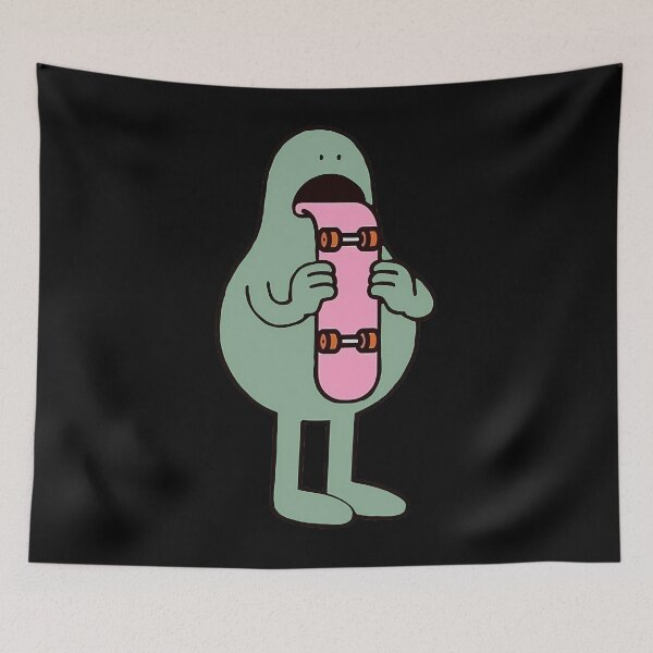 Item preview, Skate tongue dude green designed and sold by wfrucmcks24.