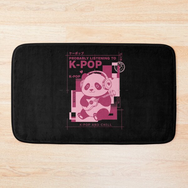 Item preview, Panda Probably Listening To K-Pop And Chill Kpop designed and sold by LuminOrb.