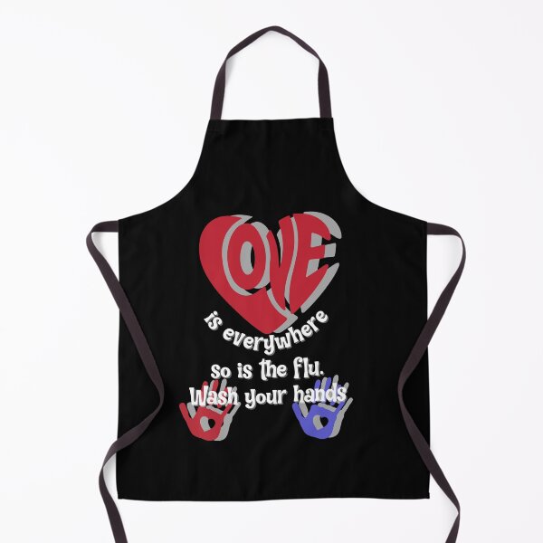 Item preview, Love is Everywhere So is The Flu Wash Your Hands designed and sold by ChrisPrints.