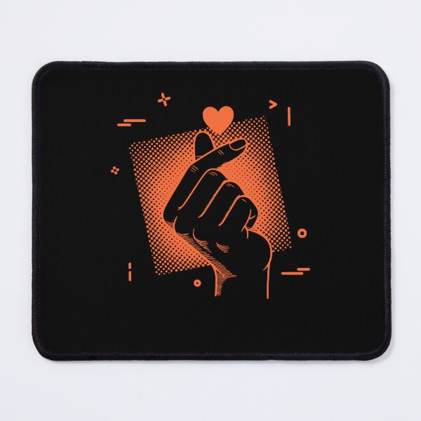 Item preview, Kpop Korean Music Finger Heart Cute Korean Pop designed and sold by LuminOrb.