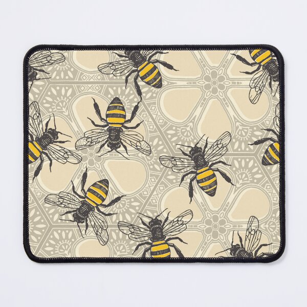 Item preview, honey hive floral buttermilk taupe designed and sold by scrummy.