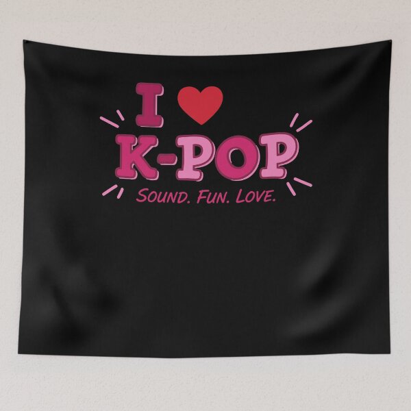 Item preview, I Love K-Pop Sound Fun Love Korean Music designed and sold by LuminOrb.