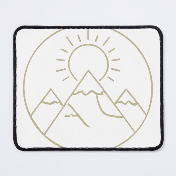 Item preview, I Love Mountains - Minimalist Nature Line Art designed and sold by LoraDesign98.