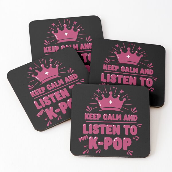 Item preview, Keep Calm And Listen To K-Pop Korean Music Cute designed and sold by LuminOrb.