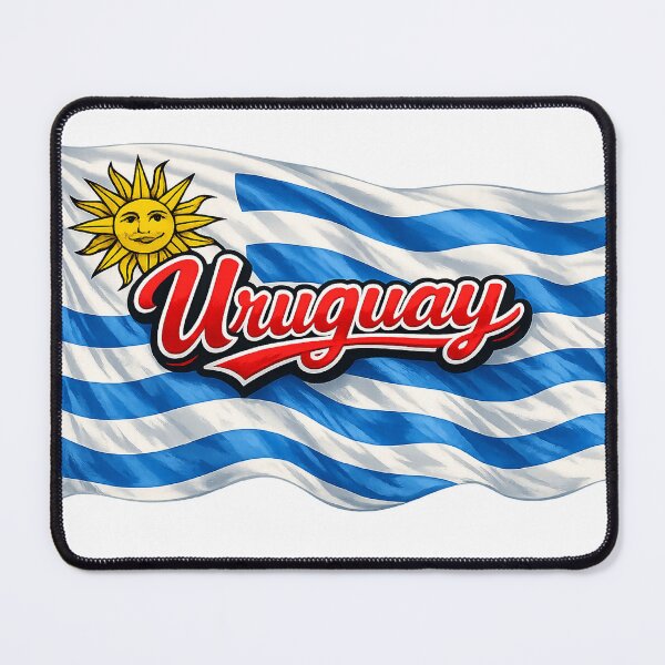 Item preview, Uruguay Flag Design – Uruguayan Pride Script Typography designed and sold by GarnerSupplyCo.