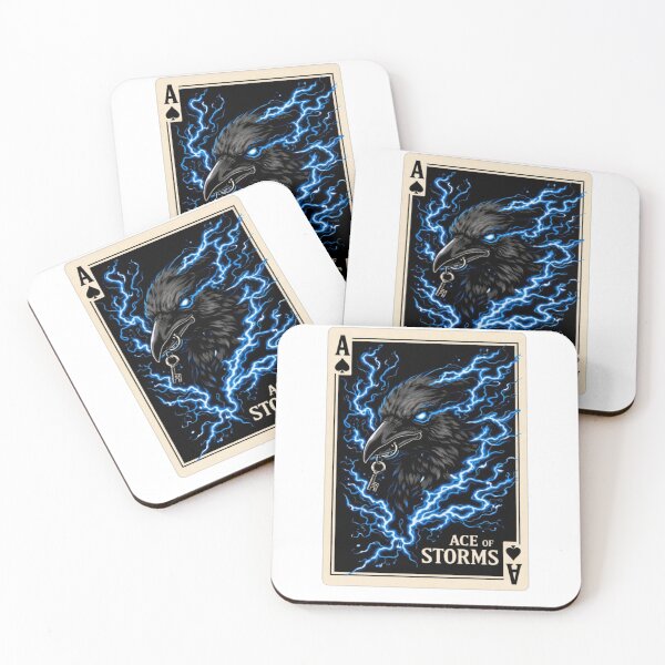 Item preview, Ace of Storms Raven Card designed and sold by the-dovlat.