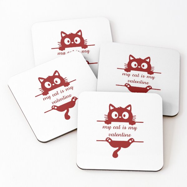 Item preview, My cat is my valentine designed and sold by BlissThreads.