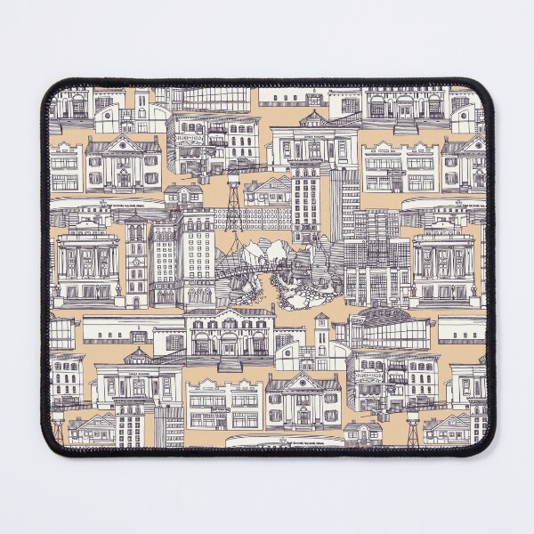 Item preview, Greenville SC toile mulberry sand designed and sold by scrummy.