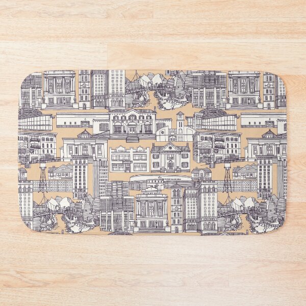 Item preview, Greenville SC toile mulberry sand designed and sold by scrummy.