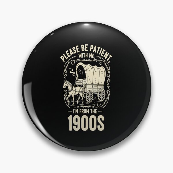 Item preview, Please Be Patient 1900s Covered Wagon Horse Vintage Humor Design designed and sold by FreeArt2.
