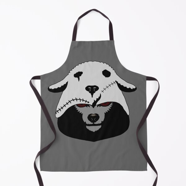 Item preview, Wolf in Sheep Skin – Dark Minimalist Stitch Mask Design designed and sold by JEVANStudio.