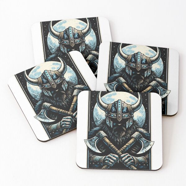 Item preview, Viking Moon Warrior Double Axes designed and sold by the-dovlat.