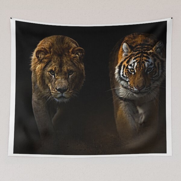 Item preview, Lion and Tiger Together designed and sold by NoxLand.