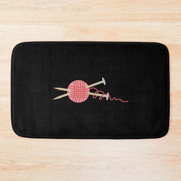 Item preview, Pink ball of yarn with knitting needles designed and sold by wfrucmcks24.