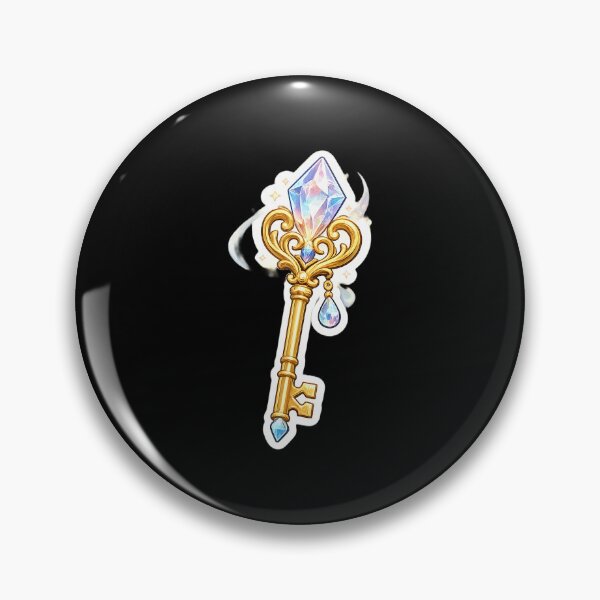 Item preview, Golden Fantasy Key With Crystals designed and sold by jeankerrindzq.