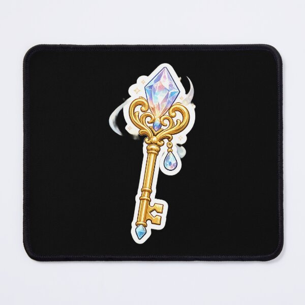 Item preview, Golden Fantasy Key With Crystals designed and sold by jeankerrindzq.