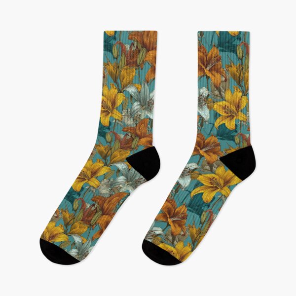 Item preview, Elegant Lilies Print - Flower Floral Pattern  - Retirement Gifts For Grandpa designed and sold by RoyalStarsPatts.