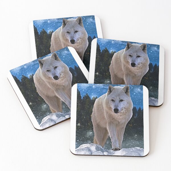 Item preview, Beauty White Wolf Design designed and sold by NoxLand.