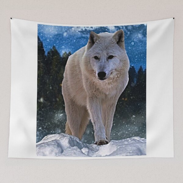 Item preview, Beauty White Wolf Design designed and sold by NoxLand.