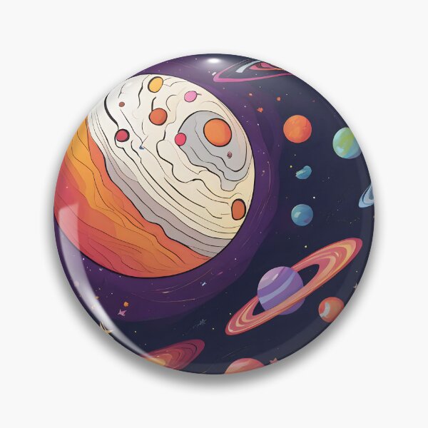 Item preview, Floating Through Rings of Planetary Magic. designed and sold by MissYouONLY.
