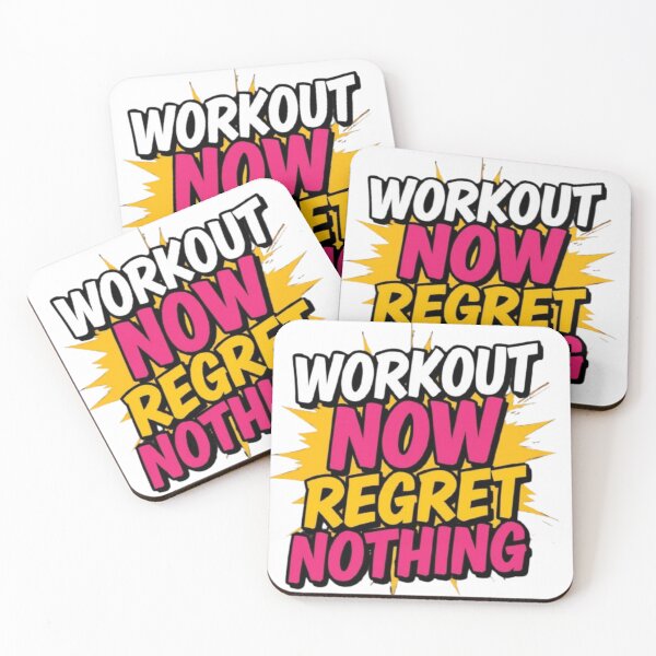 Item preview, Workout Now, Regret Nothing – Gym Motivation T-Shirt designed and sold by rsuniquestyle.