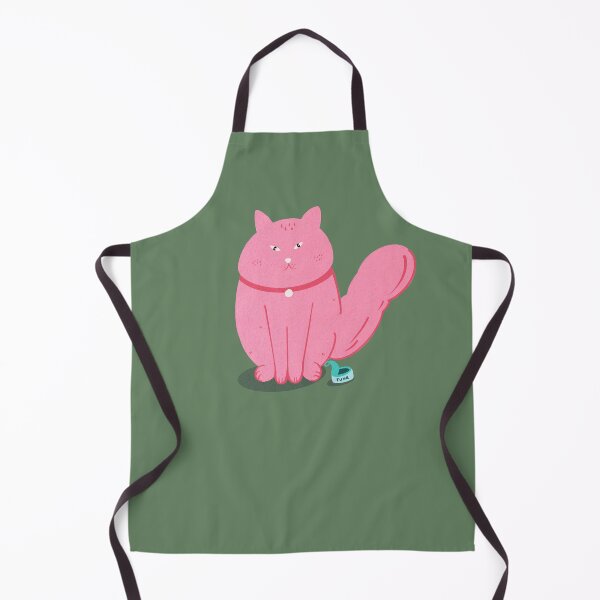 Item preview, Chubby Pink Cat designed and sold by ellealsopaints.