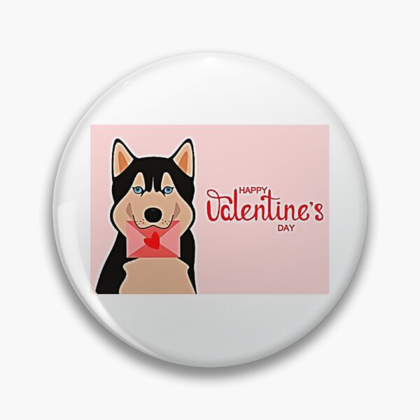 Item preview, Cute Husky Design for Valentine Day designed and sold by NoxLand.