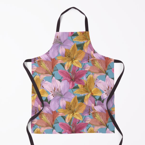 Item preview, Bold Lilies Texture - Birth Flower Pattern - Retirement Gifts For Dad designed and sold by RoyalStarsPatts.